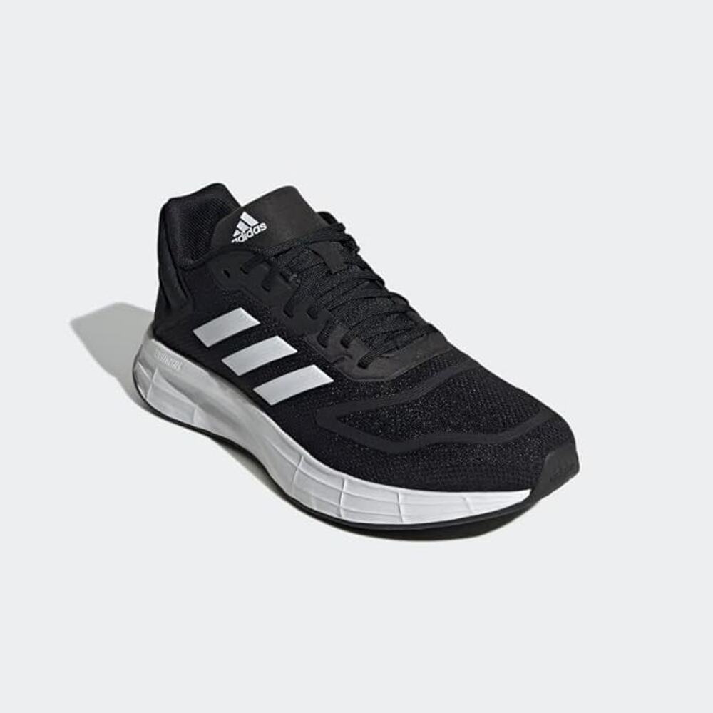 Adidas Women's Size 9 Duramo SL 2.0 Sneakers - Black/White Running Shoes Trainer - Picture 2 of 5